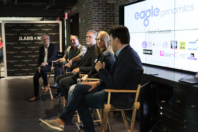 Industry experts from Unilever, Janssen, Microsoft and ETF Partners discuss “Will the microbiome revolution happen?” at the US launch of Eagle Genomics in New York.