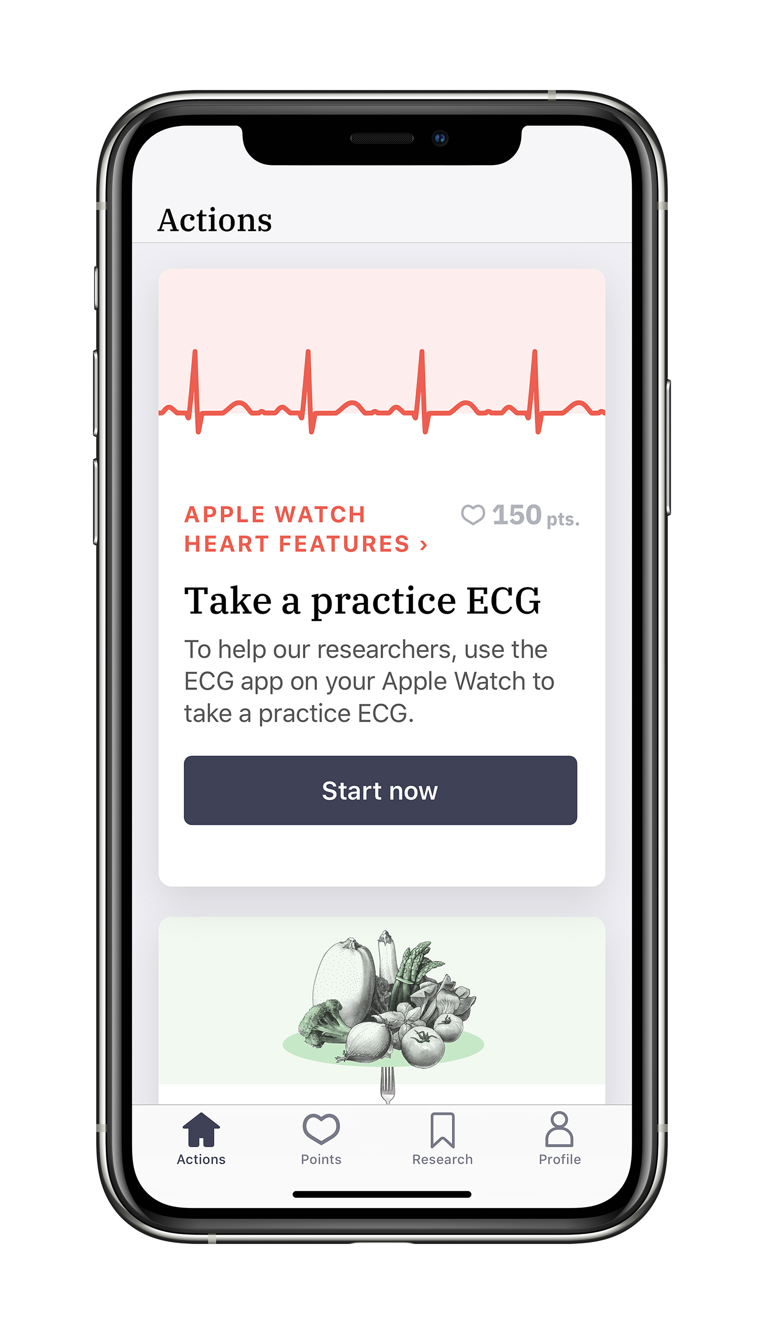Study participation will help researchers understand whether the Heartline™ Study app and heart health features on Apple Watch can help with earlier detection of AFib and improve overall health outcomes.
