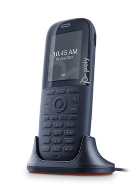 Poly Rove DECT IP phone is the first and only phone to exclusively feature built-in Microban antimicrobial protection.