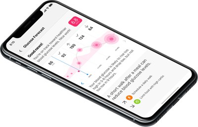 Automated Decision Support delivers glucose predictions up to 12 hours in advance (PRNewsfoto/One Drop)