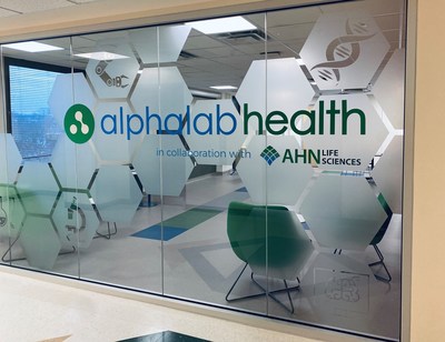 AlphaLab Health's innovation center for start-up life sciences and health care businesses at AGH-Suburban Hospital in Bellevue, just outside Pittsburgh.