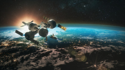 Sierra Space Dream Chaser® spaceplane and LIFE™ habitat (Image credit: © Sierra Space)