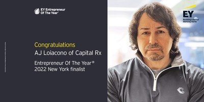 AJ Loiacono, CEO and co-founder of Capital Rx - Entrepreneur Of The Year®
2022 New York finalist