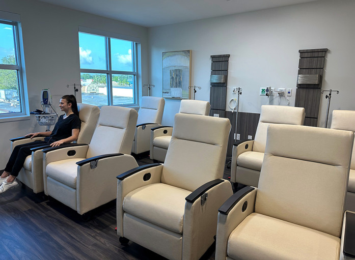 Patient Dosing Room at Elixia Phase I Unit