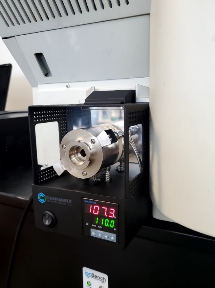 Fig. 4 Cannabix “MS Breath Sampler” technology coupled with Thermo TSQ Ultra