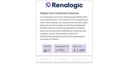 Screenshot of Renalogic on Springbuk Activate