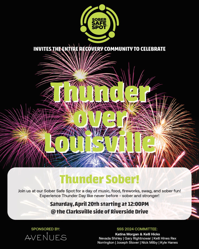 Sober Safe Spot's debut at Thunder over Louisville