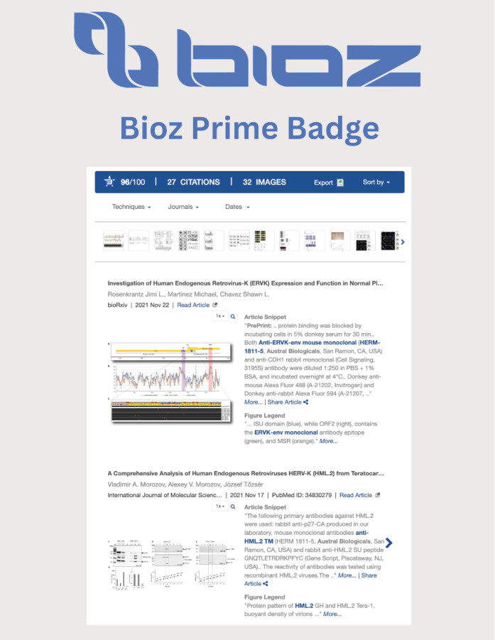 Bioz Prime Badge