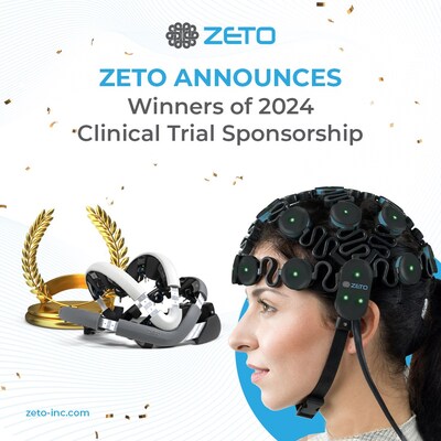 Zeto Announces Winners of 2024 Clinical Trial Sponsorship Program.