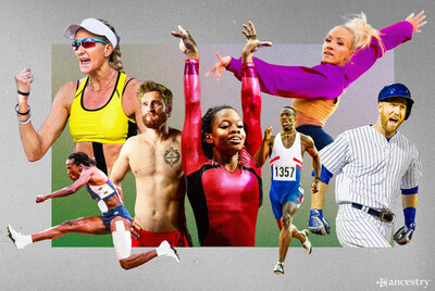 Ancestry - Kerri Walsh Jennings, Jackie Joyner-Kersee, Bradley Snyder, Gabby Douglas, Michael Johnson, Nastia Liukin, Todd Frazier