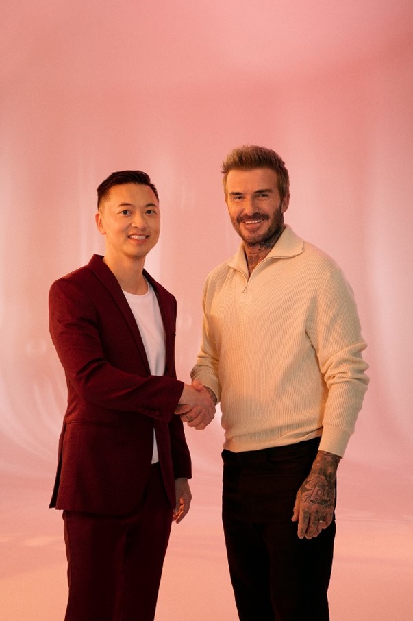 Danny Yeung and David Beckham