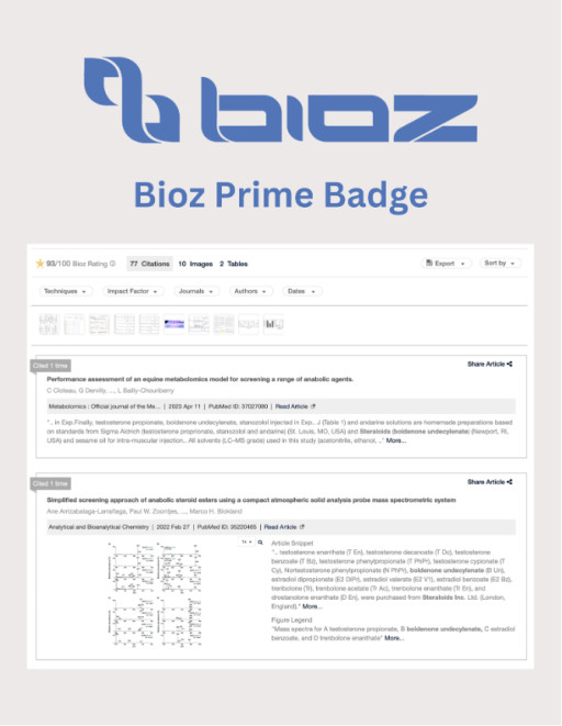 Bioz Prime Badge