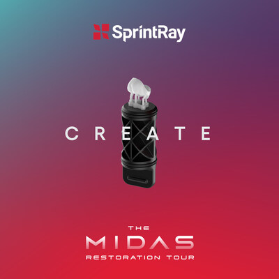 Complete your restoration in minutes with a SprintRay Midas Digital Press 3D Printer