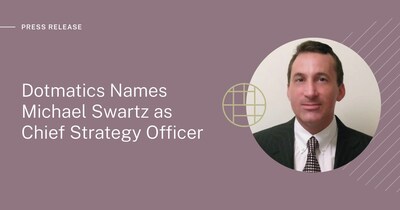 Dotmatics appoints life sciences R&D veteran Michael Swartz as Chief Strategy Officer to guide the company's groundbreaking work in AI/ML and accelerated computing alongside the various new modalities of life-changing therapeutics.