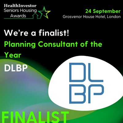 DLBP Planning Consultants nominated for Planning Consultant of the Year at the HeathInvestor Seniors Housing Awards 2024.