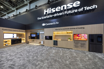 Hisense Showcases Scenario-Driven Tech Solutions at IFA 2024 to Transform Everyday Living Experiences (PRNewsfoto/Hisense Middle East)