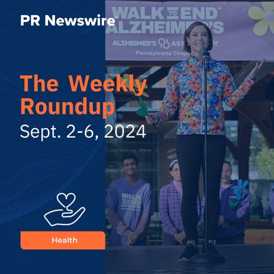 PR Newswire Weekly Health Press Release Roundup, Sept. 2-6, 2024. Photo provided by Alzheimer's Association.