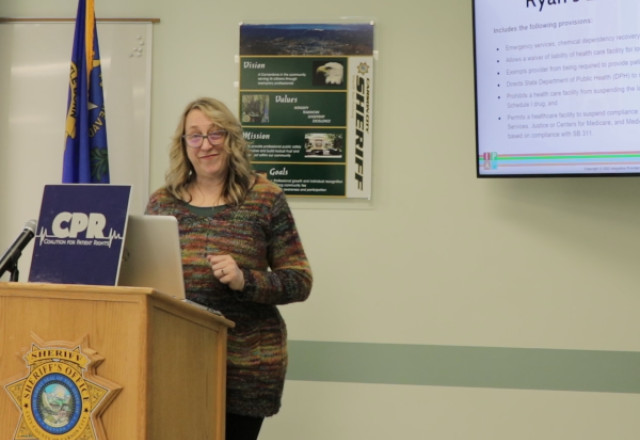 Nurse Julie Monteiro, RN, BSK Educating at CCSO