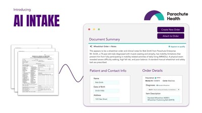 After paper orders are digitized through the Parachute Health’s AI Intake solution, they are automatically reviewed and analyzed.