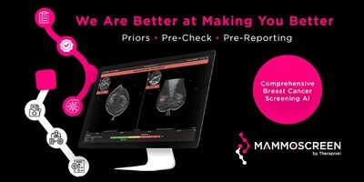 The new MammoScreen incorporates priors, a case pre-check, and pre-reporting.