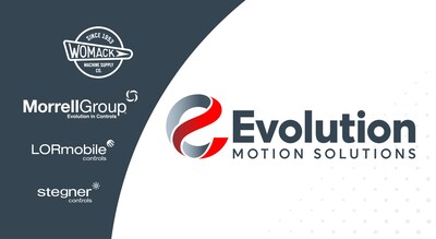 Evolution Motion Solutions is the new brand name for the Womack Group of companies, including Womack Machine Supply, Morrell Group, LOR Mobile Controls, and Stegner Controls.