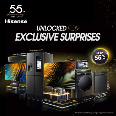 Hisense Launches "Unlocked for Exclusive Surprises" End-of-Year Sale in UAE