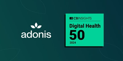 Adonis named to list of Top 50 most innovative digital health startups.