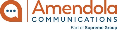 Amendola, part of Supreme Group, is an award-winning, insights-driven public relations and marketing firm that integrates media relations, social media, content, and lead gen programs to move healthcare, life sciences/pharma and healthcare IT decision-makers to action. The agency represents some of the industry’s best-known brands as well as groundbreaking startups that are disrupting the status quo. (PRNewsfoto/Amendola, part of Supreme Group)