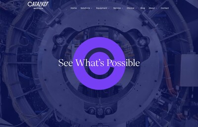 Catalyst MedTech's new home page and tag line – See What's Possible.