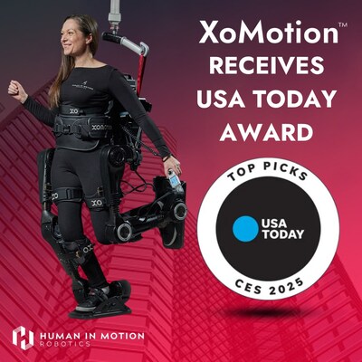USA TODAY's 50 Top Picks for CES 2025: https://www.usatoday.com/story/tech/gadgets/2025/01/09/top-picks-ces-2025/77429824007/ (CNW Group/Human in Motion Robotics Inc.)