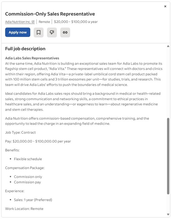 Cannot view this image? Visit: https://healthtechnologynet.com/wp-content/uploads/2025/03/243941_adia_labs_sales_rep_indeed_550.jpg