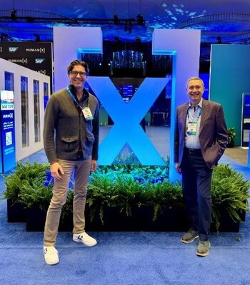 Stefan Weitz and Nassib Chamoun at HumanX