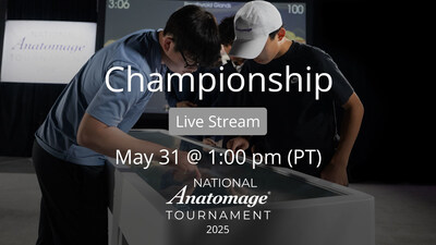 The National Anatomage Tournament 2025 will take place on Saturday, May 31, 2025 at the University of Nevada, Las Vegas.