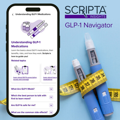 Scripta Insights, the doctor-driven, AI-powered pharmacy navigation company that guides self-insured employers, health plans and their members to prescription savings, announces today its GLP-1 Navigator, a new resource in the Scripta member app that gives patients up-to-date, trusted information about GLP-1 medications in a centralized guide. Scripta Insights, the doctor-driven, AI-powered pharmacy navigation company that guides self-insured employers, health plans and their members to prescription savings, announces today its GLP-1 Navigator, a new resource in the Scripta member app that gives patients up-to-date, trusted information about GLP-1 medications in a centralized guide.