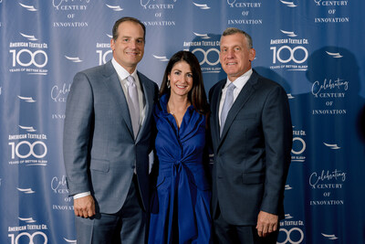 Lance and Blake Ruttenberg of American Textile Company with Rachel Petrucelli of UPMC Children’s Hospital Foundation