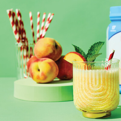 Frosted Peach Lemonade