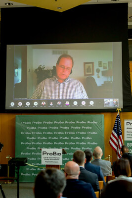 Donavon Decker, the world’s first gene therapy recipient for muscular dystrophy, delivers a powerful virtual keynote at ProBio’s grand opening. His story underscored the life-changing potential of advanced therapies and the vital role ProBio’s Hopewell facility will play in accelerating access for patients worldwide.