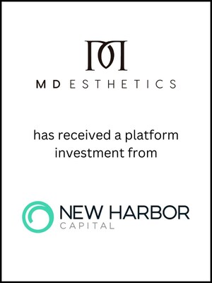 MD Esthetics has received a platform investment from New Harbor Capital.