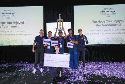 Students from Arcadia High School celebrate as winners of the 2025 National Anatomage Tournament. Students from Arcadia High School celebrate as winners of the 2025 National Anatomage Tournament.