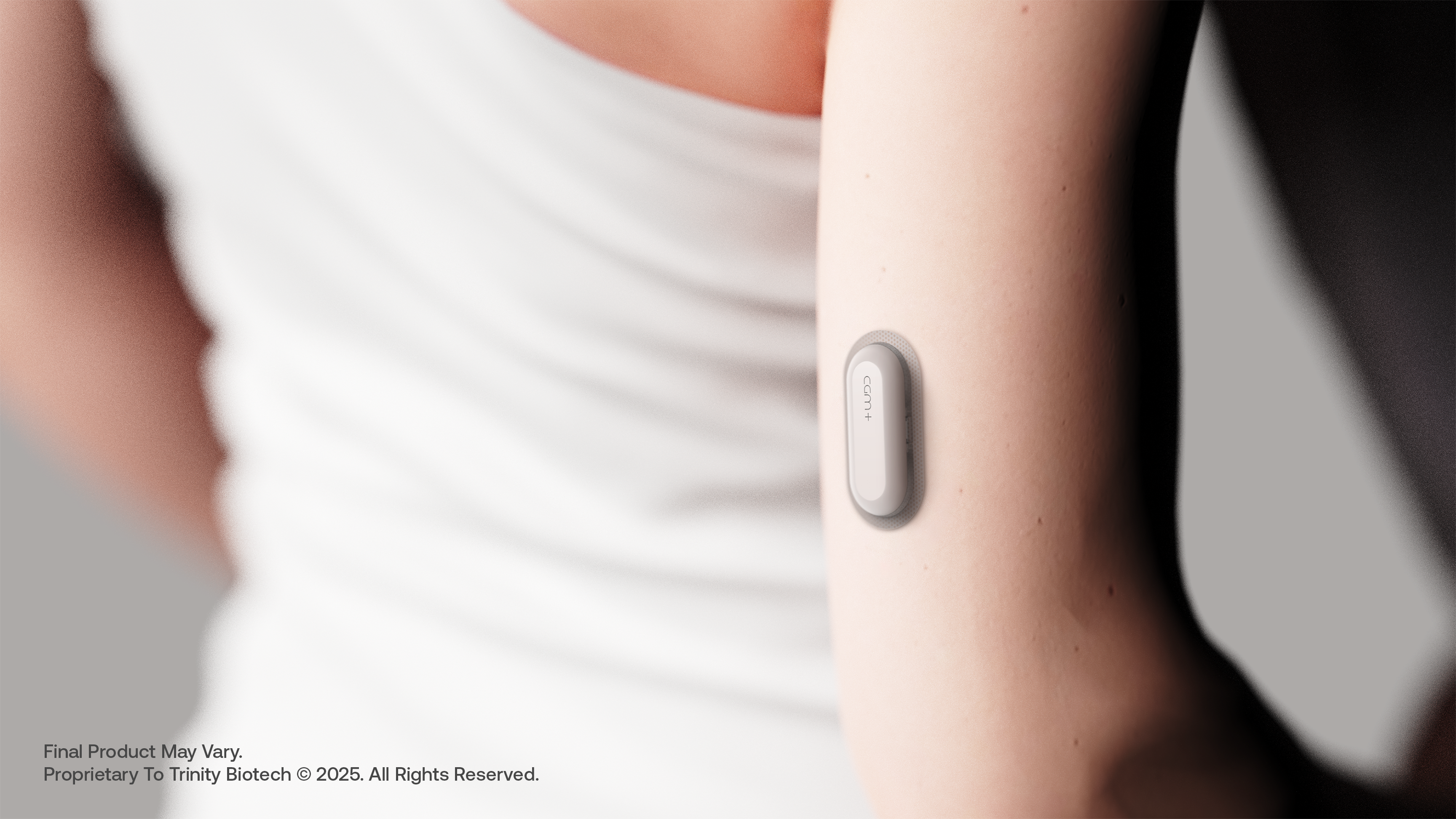 Modular wearable engineered for real-time, AI-native insights—CGM+ combines glucose, heart activity, temperature, and motion tracking in one seamless, sustainable wearable.