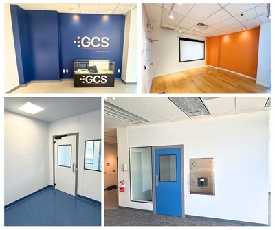 GCS modular cleanroom components showroom in Conshohocken, PA. GCS modular cleanroom components showroom in Conshohocken, PA.