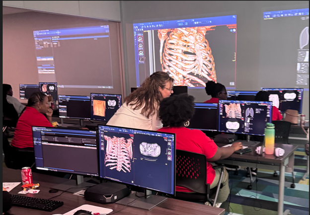 Future innovators dive into AGFA’s cutting-edge imaging software alongside inspiring women