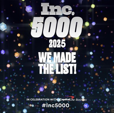 Inc. 5000 2025 award announcement.
