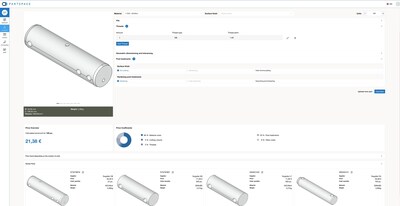 From drawing to decision: PartSpace AI analyzes technical data, calculates real prices, and automatically suggests suitable suppliers, providing price breakdowns by material, volume, and post-processing.