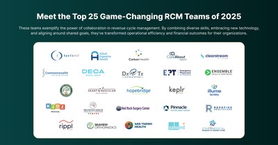 These 25 organizations have been named to the Top 25 Best RCM Teams of 2025.