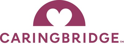 Image of CaringBridge logo. Logo is a heart enclosed in an arch resembling a bridge, with CaringBridge type below.