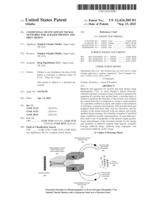Deep EigenMatics' Patent Page 1