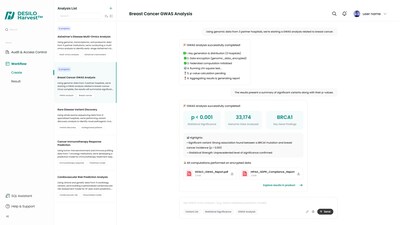 HARVEST&trade; by Desilo lets healthcare institutions collaborate on analysis and AI training&mdash;without ever exposing raw patient data.