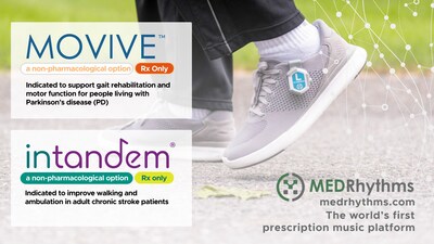 InTandem®, for adults with chronic stroke walking impairments, and MOVIVE™, for people with Parkinson’s disease (PD), are now available nation-wide to patients with Medicare and/or commercial insurance.