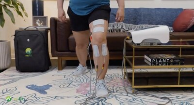 With remote guidance, patients use the NEUBIE® device safely at home.